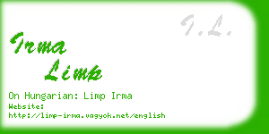 irma limp business card